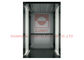 Ascenseur en verre résidentiel de charge du contrôle 400kg de Vvvf avec le placage en bois