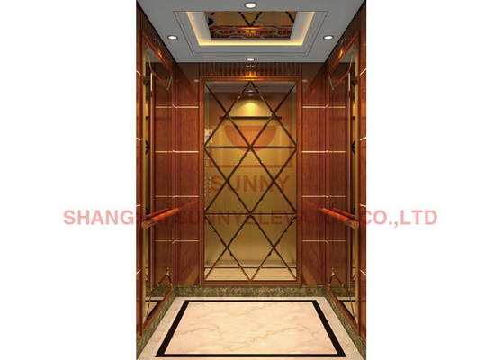 ascenseur de luxe d'ascenseur de villa de 500mm Pit Depth Residential Home Elevators
