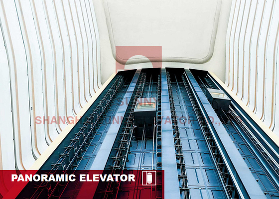 Ascenseur panoramique de Fuji 12 personnes Ascenseur en verre résidentiel