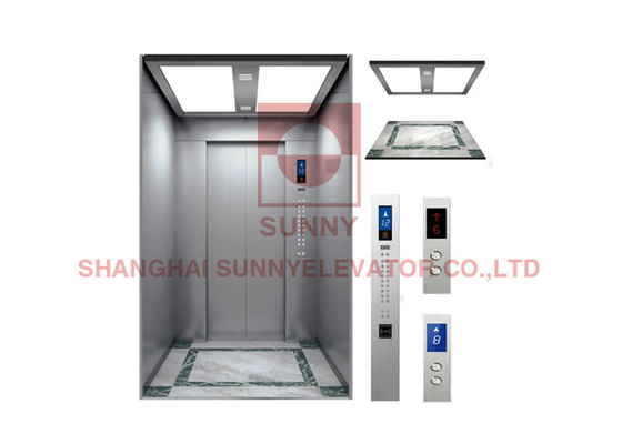 800 - 1250 kg Centre commercial à domicile Ascenseur de passagers Ascenseur de petites machines