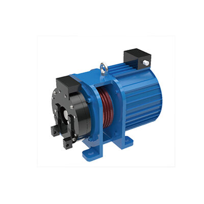 0.4~0.6m/s Machine de traction pour ascenseur à vitesse avec 320-450KG de charge et DC110V de tension nominale