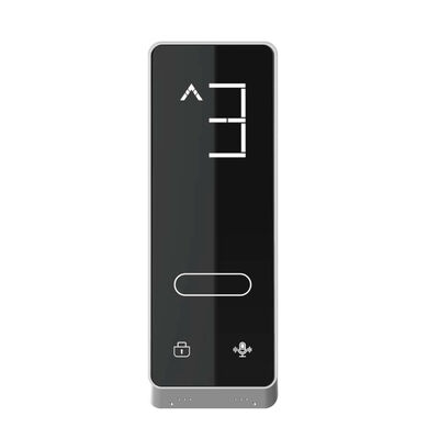 Ascenseur à induction par contact infrarouge LOP avec panneau de verre trempé et communication RS485