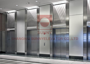 l'ascenseur automatique d'ascenseur du passager 630kg a adapté le matériel aux besoins du client de l'acier inoxydable 304