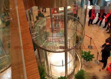 les ascenseurs circulaires de l'ascenseur 1350kg panoramique en verre avec l'OIN de la CE ont approuvé