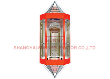 Ascenseur en verre panoramique d'ascenseur d'acier inoxydable de délié d'observation