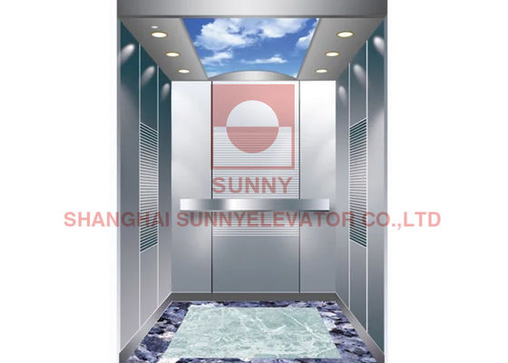 le CE 1600kg a approuvé l'ascenseur d'ascenseur de passager de pièce de machine de Vvvf pour l'immeuble de bureaux