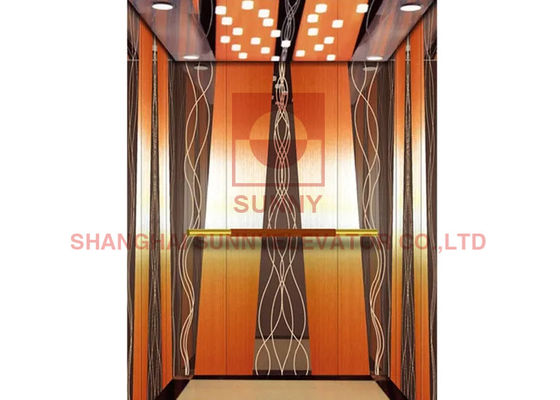 Ascenseur panoramique à la maison d'ascenseur de passager de miroir d'acier inoxydable