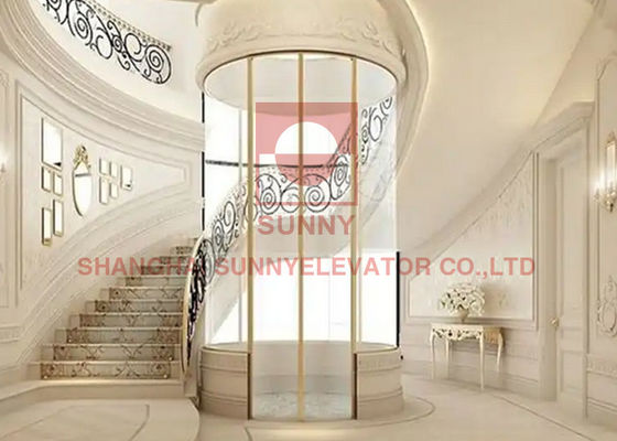 Ascenseurs à la maison résidentiels privés de luxe élégants à la maison de l'utilisation 250kg