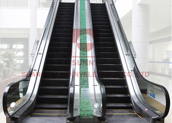 Démarcation jaune en aluminium d'étape d'escalator de 1000MM dans le centre commercial