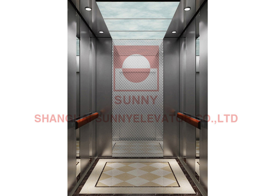 Vitesse VVVF de l'ascenseur 6.0m/S de passager du magasin gravée à l'eau-forte par miroir LMR d'acier inoxydable