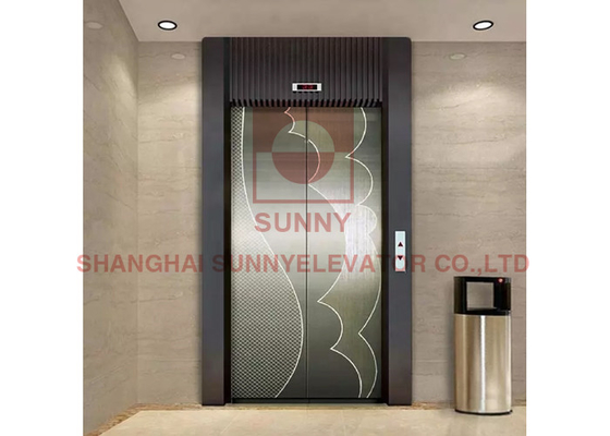 Ascenseur résidentiel d'acier inoxydable du système de contrôle SUS304 d'ascenseur de VVVF pour la maison