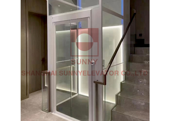 porte hydraulique de 300kg Mini Residential Elevator Center Opening pour la maison