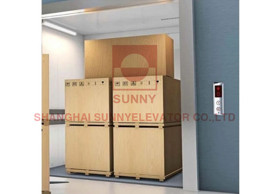 Ascenseur de fret VVVF Drive avec capacité de charge de 1 000 kg et conception de porte latérale