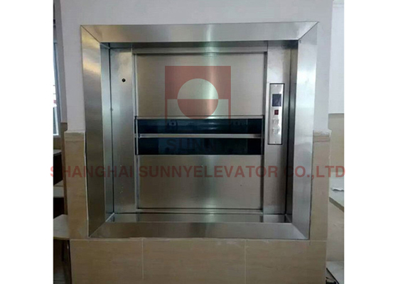 Commande à C.A. VVVF de 304 d'acier inoxydable petits ascenseurs de Dumbwaiter/ascenseur de nourritures