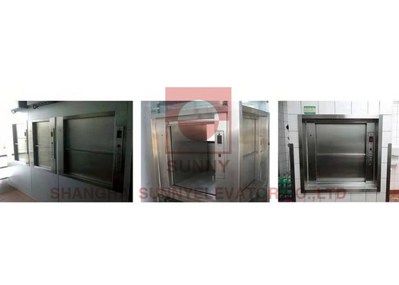 100 à 500 kg Restaurants Cuisine Alimentation Dumbwaiter Ascenseur Feight Ascenseur Ascenseur Pour Hôtel