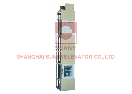 0.4m/S Cuisine Aliments Dumbwaiter Ascenseur Avec technologie de modulation de fréquence VVVF