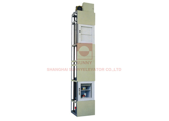 0.4m/S Cuisine Aliments Dumbwaiter Ascenseur Avec technologie de modulation de fréquence VVVF