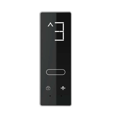 Ascenseur à induction par contact infrarouge LOP avec panneau de verre trempé et communication RS485