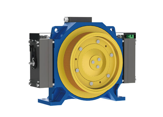 1.0·1,75 m/s Vitesse nominale Magnéte permanent Synchrone machine de traction sans engrenage avec Φ320 mm de faisceau et 3000 kg de charge