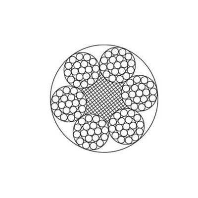 Ungalvanized Steel Wire Rope 6x19+IWR, 1570-1870MPa, 3-46mm, For Lifting & Dragging, High Breaking Load fournisseur