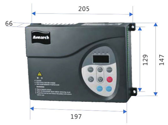 Cabinet de commande du contrôleur de porte d'ascenseur à 220 V monophase 0,5 ~ 1,5 kVA et courant d'entrée 2,7 ~ 8,2 A