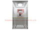 L'ascenseur partie le plancher de PVC de conception intérieure d'ascenseur de villa avec la lumière d'acier inoxydable/tube