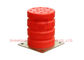 Taille de tampon ENSOLEILLÉE rouge d'unité centrale de composants de sécurité de pièces de rechange d'ascenseur 14 - 16 millimètres
