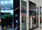 ascenseur 1600kg en verre panoramique guidé pour le centre commercial