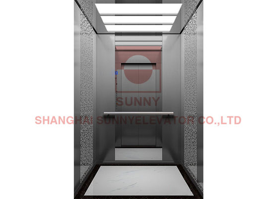 Ascenseur de 450 kg en acier inoxydable 304 Villa avec système de contrôle VVVF