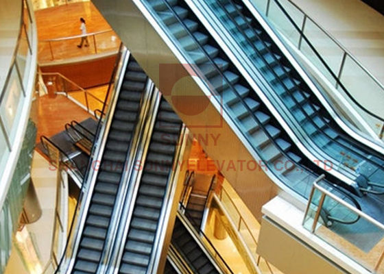 30 escalator parallèle moderne de centre commercial de la sécurité VVVF de degré