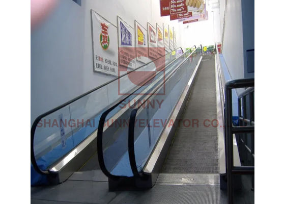 Escalator en mouvement horizontal de 6 trottoirs du degré 800mm avec la commande de traction