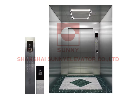 800~1600kg Ascenseur complet pour hôpitaux Ascenseur pour lits médicaux Ascenseur pour patients Ascenseur médical
