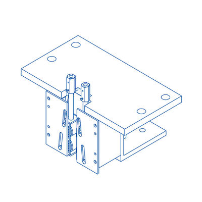 Instantaneous Safety Gear for Elevators with ≤12000Kg P+Q Capacity ≤0.63M/S Rated Speed and 15.88/16/19mm Rail Width