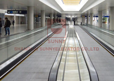 Passage couvert mobile d'intérieur pour le supermarché, escalator de promenade mobile de 12 degrés