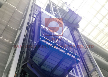 Miroir panoramique d'ascenseur de passager d'acier inoxydable gravant à l'eau-forte la conception unique