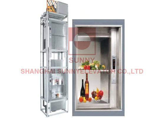 ISO9001 Contrôle PC 0,4 m/S 630 kg Ascenseur de cuisine et de restauration