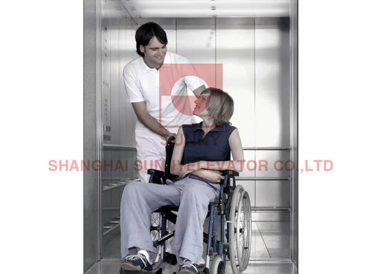 Commande synchrone à un aimant permanent de passager d'ascenseur médical intelligent d'hôpital