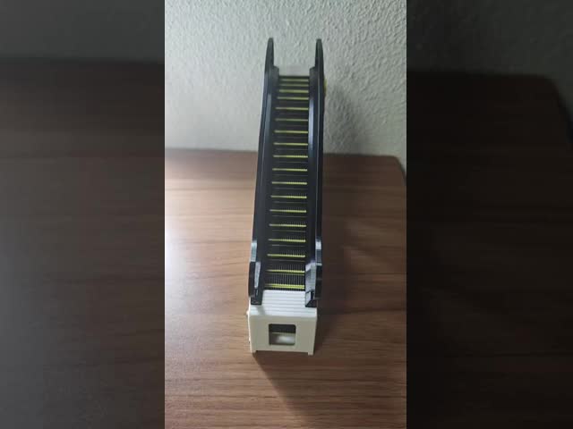 Système d'escalier mécanique commercial robuste pour centres commerciaux et aéroports, certifié EN115
